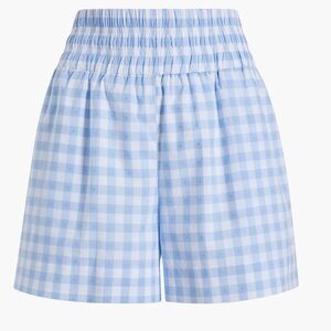NWT Livie Nap Shorts Blue Clip Dot Check